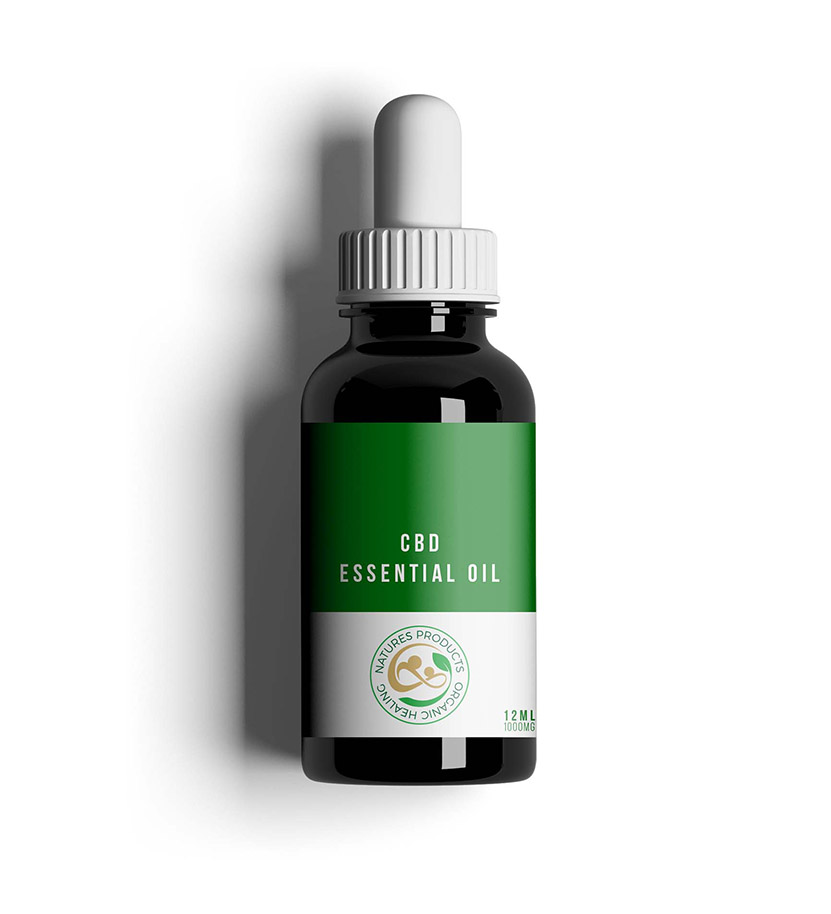 CBD Oil 1000mg 12ml - Natures Products - Pure and Organic